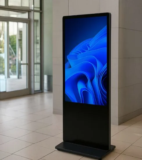 Bild 2: Indoor Stele – Digital-Signage-Terminal 55" — Kandidat 2 (aus Datenblatt)